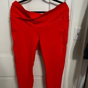 Fabletics PureLuxe Orange Leggings